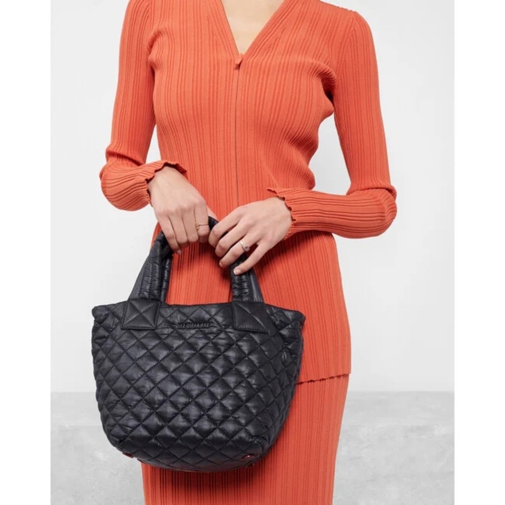 Black Mini Metro Tote Deluxe EUC